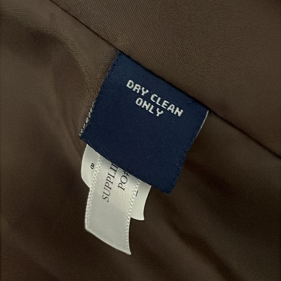 CHAPS Single Breast Herringbone Lined Blazer - Picture 12 of 13